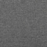 Testiera da Parete 12 pcs 60 x 15 cm Grigio chiaro Tessuto