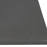 Testiera da Parete 12 pcs Grigio 60 x 15 cm Tessuto