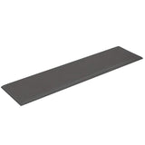 Testiera da Parete 12 pcs 60 x 15 cm Grigio Tessuto