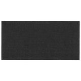 Testiera da Parete 12 pcs 60 x 30 cm Nero Tessuto