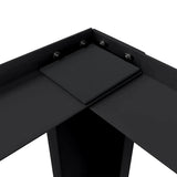 Pedestallo per Lavatrice 2 pcs Nero 127 x 54,5 x 32,5 cm