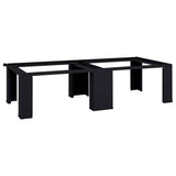 Pedestallo per Lavatrice 2 pcs Nero 64 x 55 x 32.5 cm Acciaio