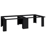Pedestallo per Lavatrice 2 pcs Nero 127 x 54,5 x 32,5 cm