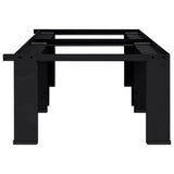 Pedestallo per Lavatrice 2 pcs Nero 127 x 54,5 x 32,5 cm