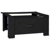 Pedestallo per Lavatrice Nero 64 x 55 x 32,5 cm Acciaio
