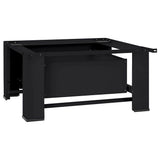 Pedestallo per Lavatrice Nero 64 x 55 x 32,5 cm Acciaio