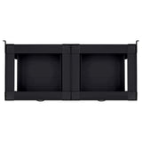 Pedestallo per Lavatrice 2 pcs Nero 64 x 55 x 32.5 cm Acciaio