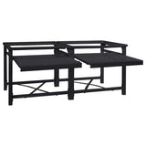 Pedestallo per Lavatrice 2 pcs Nero 64 x 55 x 32.5 cm Acciaio