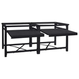 Pedestallo per Lavatrice 2 pcs Nero 120 x 56 x 52 cm Acciaio