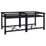Pedestallo per Lavatrice 2 pcs Nero 64 x 55 x 32.5 cm Acciaio