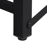 Pedestallo per Lavatrice 2 pcs Nero 124,5 x 61,5 x 32,5 cm