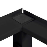 Pedestallo per Lavatrice 2 pcs Nero 124,5 x 61,5 x 32,5 cm