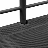 Struttura del letto loft per bambini Nero 80 x 200 cm Acciaio