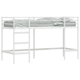 Struttura del letto loft per bambini Bianco 100 x 190 cm