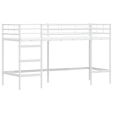 Struttura del letto loft per bambini Bianco 100 x 190 cm