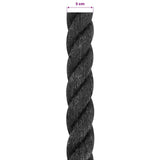 Corda di Juta 30 Nero 100% juta Tossa