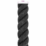 Corda di Juta 60 Nero 100% juta Tossa