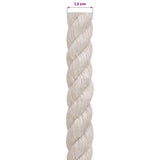 Corda di Juta 12 Bianco 100% juta Tossa