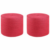 Corda di Juta 2 pcs Rosso 100% juta Tossa