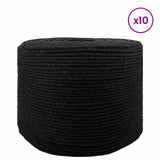 Corda 10 pcs Nero Cotone