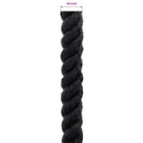 Corda Nero 1,4 x 1,4 x 2500 cm Cotone