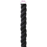 Corda Nero 2 x 2 x 2500 cm Cotone