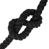 Corda Nero 3,6 x 3,6 x 1000 cm Cotone