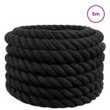 Corda Nero 5 x 5 x 500 cm Cotone