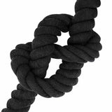 Corda Nero 6 x 6 x 500 cm Cotone