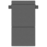Divano Letto Pieghevole Grigio Chiaro 70 x 80 x 60 cm Tessuto