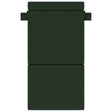 Divano Letto Pieghevole Verde Scuro 70 x 80 x 60 cm Tessuto
