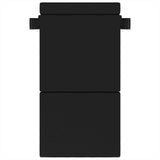 Divano Letto Pieghevole Nero 100 x 80 x 60 cm Tessuto