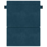 Divano Letto Pieghevole Blu 152 x 86,5 x 60 cm Tessuto