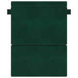 Divano Letto Pieghevole Verde Scuro 152 x 86,5 x 60 cm Tessuto