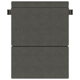 Divano Letto Pieghevole Grigio Scuro 152 x 86,5 x 60 cm Tessuto