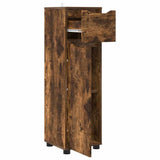 Mobile da Bagno con cassetto Rovere fumé 30,5 x 30 x 101 cm