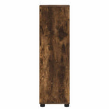 Mobile da Bagno con cassetto Rovere fumé 30,5 x 30 x 101 cm