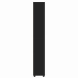 Mobile da Bagno Nero 30,5 x 30 x 195 cm Legno truciolato