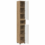 Mobile da Bagno con porta Rovere artigianale 30,5 x 30 x 195 cm