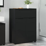 Mobile da Bagno Nero 72,5 x 36,5 x 100 cm Legno truciolato