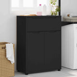 Mobile da Bagno Nero 72,5 x 36,5 x 100 cm Legno truciolato
