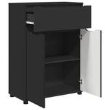 Mobile da Bagno Nero 72,5 x 36,5 x 100 cm Legno truciolato