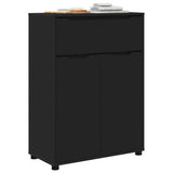 Mobile da Bagno Nero 72,5 x 36,5 x 100 cm Legno truciolato