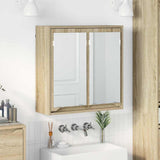 Mobiletto per specchio da bagno Rovere Sonoma 60 x 20 x 60 cm