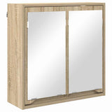 Mobiletto per specchio da bagno Rovere Sonoma 60 x 20 x 60 cm