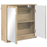 Mobiletto per specchio da bagno Rovere Sonoma 60 x 20 x 60 cm