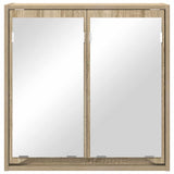 Mobiletto per specchio da bagno Rovere Sonoma 60 x 20 x 60 cm