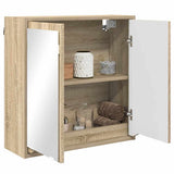 Mobiletto per specchio da bagno Rovere Sonoma 60 x 20 x 60 cm