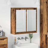 Mobiletto per specchio da bagno Legno vecchio 60 x 20 x 60 cm