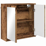 Mobiletto per specchio da bagno Legno vecchio 60 x 20 x 60 cm